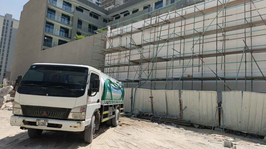 construction water in dubai