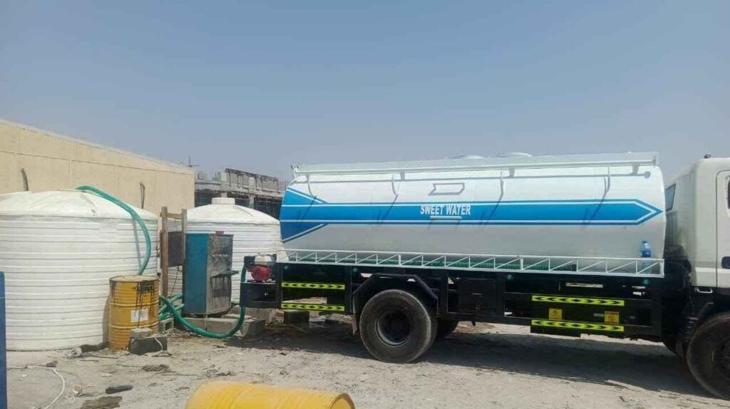 salt water tanker supply service